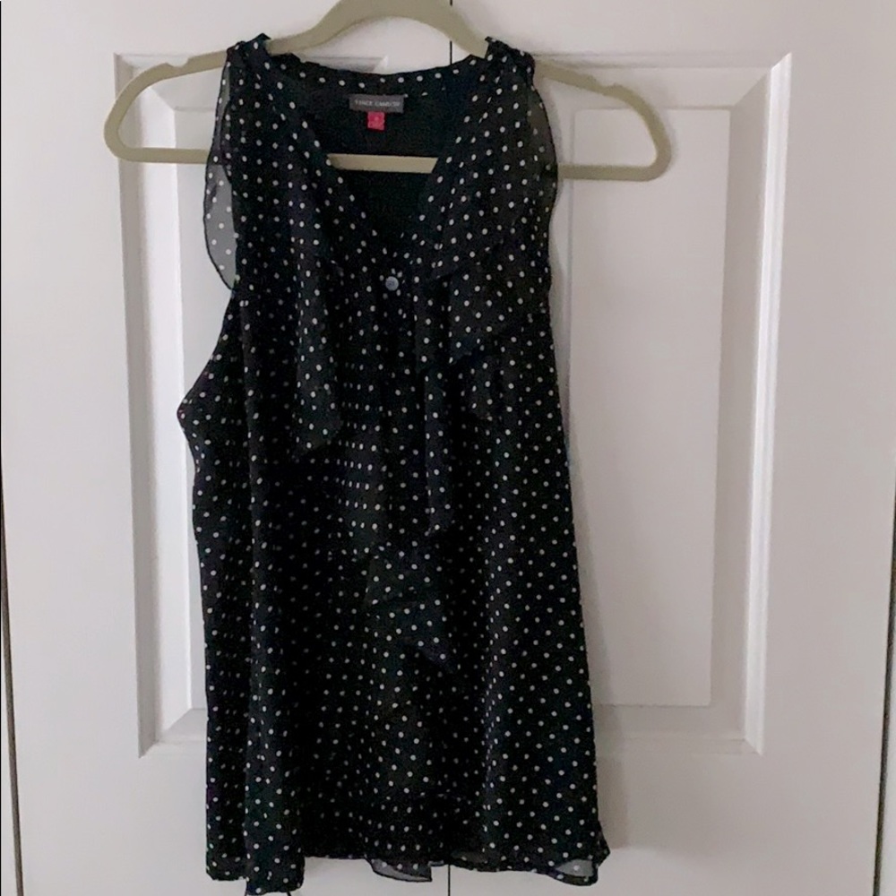 Vince Camuto Polka Dot Blouse